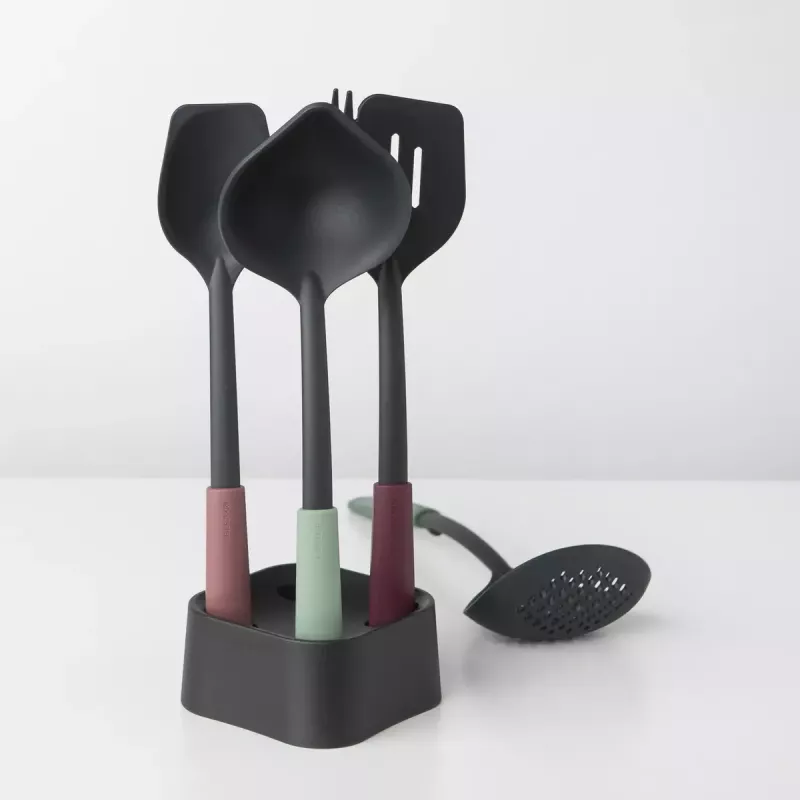 Brabantia Tasty+ 5 szt. Czarny Zielony Czerwony Odporny na ciepło do 220°C