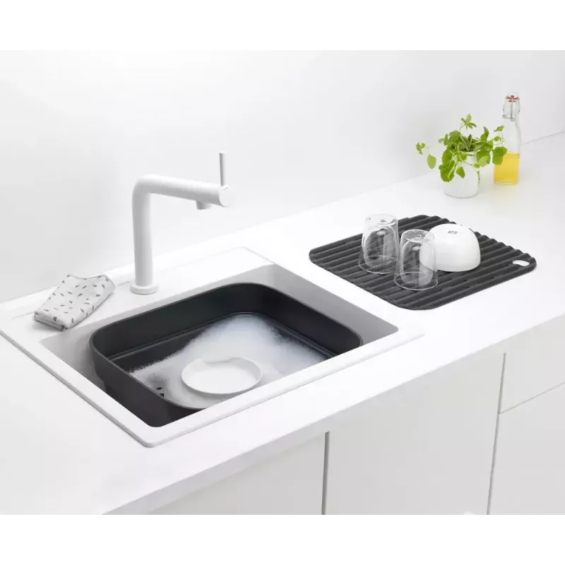 Komplet do zmywania Brabantia 302664 prostokątny szary 374x344x161 mm
