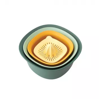 Zestaw Brabantia Tasty+ Warstwowy 3,2 l niebieski zielony żółty