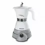 Ariete 1358 Moka Aroma - Elektryczny ekspres moka na 2/4 filiżanki - Bezprzewodowa podstawa - Automatyczne wyłączanie - Utrzymanie temperatury przez 30 min - 400 W - Biały