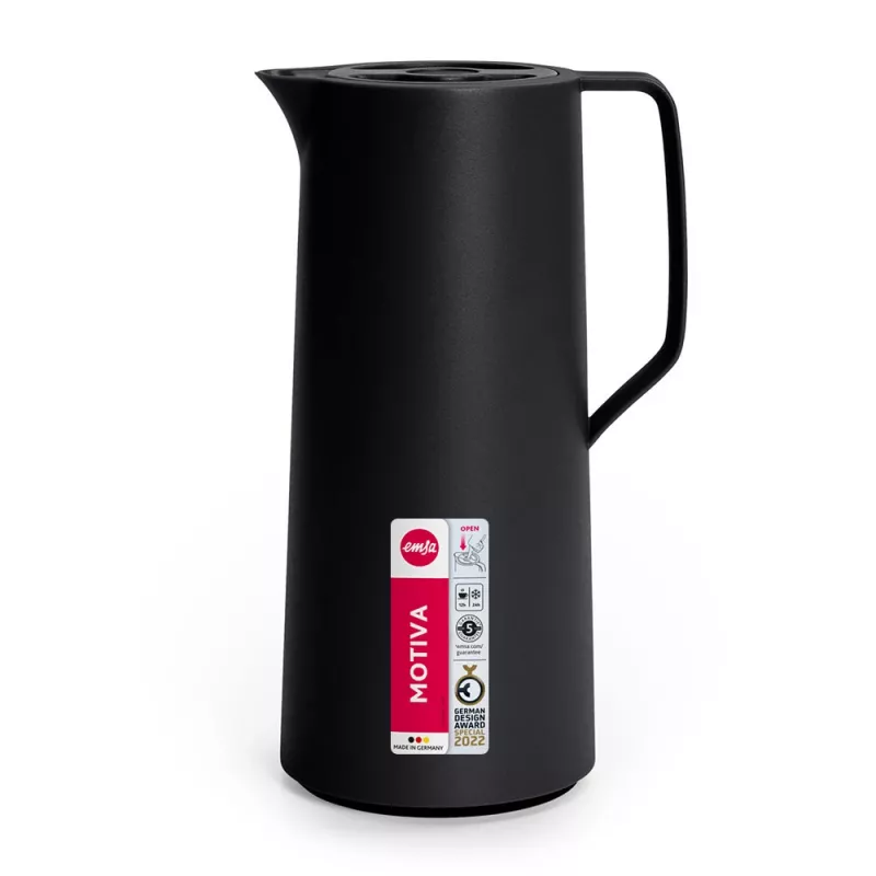 Czajniczek pojedynczy EMSA Motiva 1000 ml Czarny