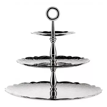 Okrągły półmisek Alessi Dressed MW52/3 ze stali nierdzewnej 350 mm
