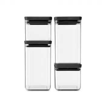 Kwadratowy słoik plastikowy Brabantia Tasty+