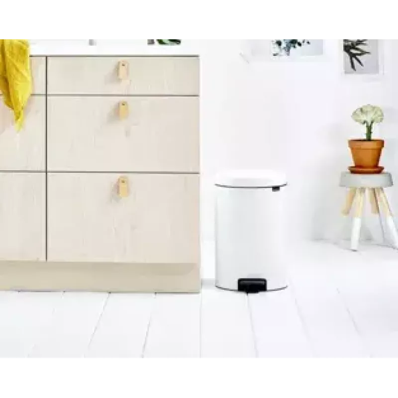 Kosz na śmieci Brabantia 111846 20L okrągły biały