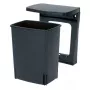 Brabantia 10L Czarny Kosz na Odpady Szerokość 260mm Głębokość 210mm Wysokość 330mm