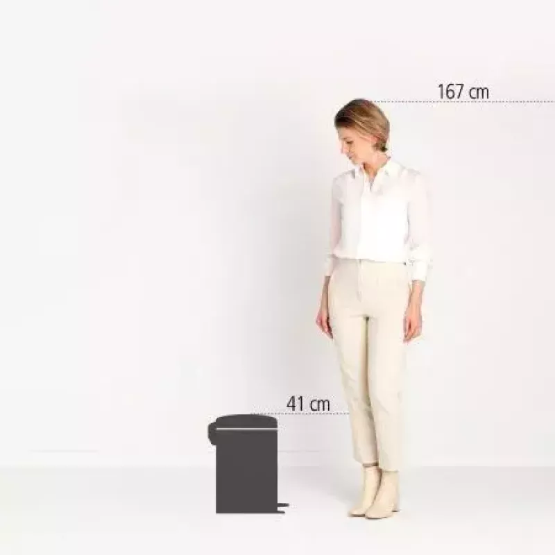 Kosz na śmieci Brabantia NewIcon 12 L okrągły niebieski