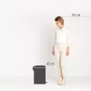 Kosz na śmieci Brabantia NewIcon 20 L okrągły beżowy