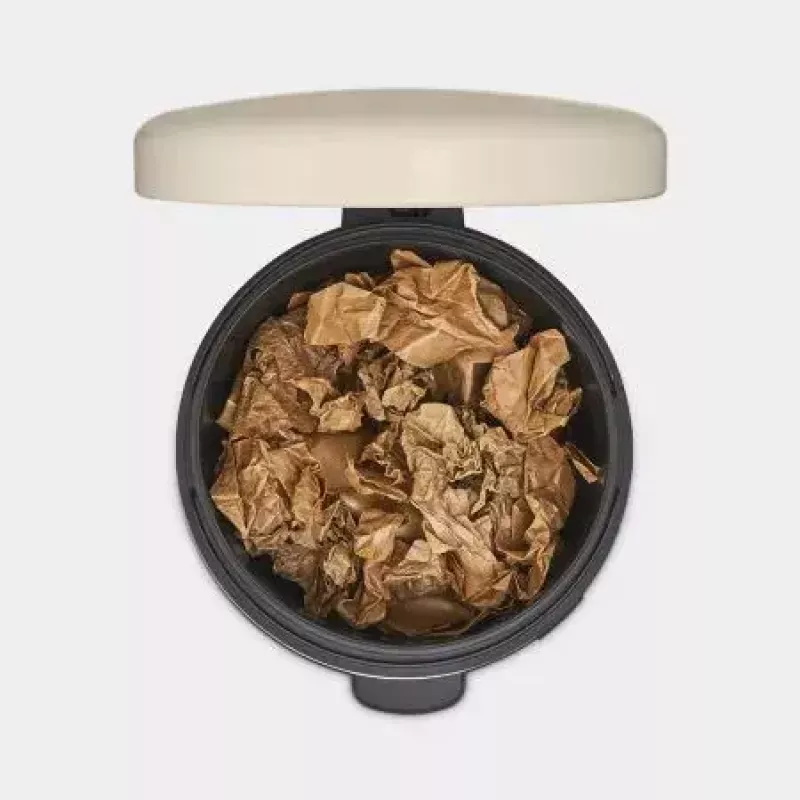 Kosz na śmieci Brabantia NewIcon 20 L okrągły beżowy