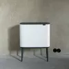 Kosz na śmieci Brabantia 313547 34L prostokątny plastikowy biały