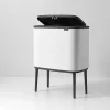 Kosz na śmieci Brabantia 313547 34L prostokątny plastikowy biały