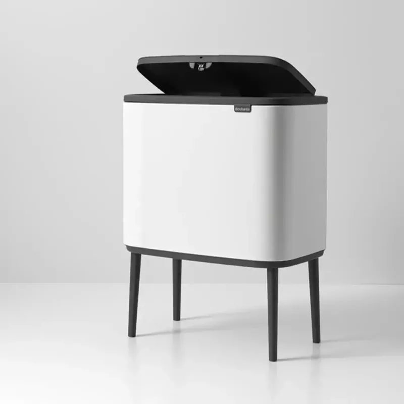 Kosz na śmieci Brabantia 313547 34L prostokątny plastikowy biały