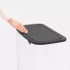 Kosz na śmieci Brabantia 313547 34L prostokątny plastikowy biały