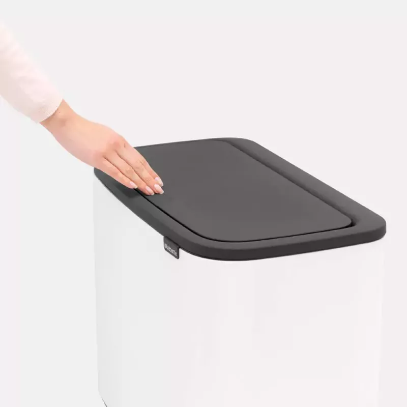 Kosz na śmieci Brabantia 313547 34L prostokątny plastikowy biały