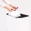 Kosz na śmieci Brabantia 313547 34L prostokątny plastikowy biały