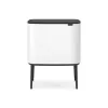 Kosz na śmieci Brabantia 313547 34L prostokątny plastikowy biały