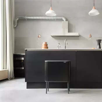 Kosz na śmieci Brabantia 316067 33L prostokątny stal nierdzewna czarny