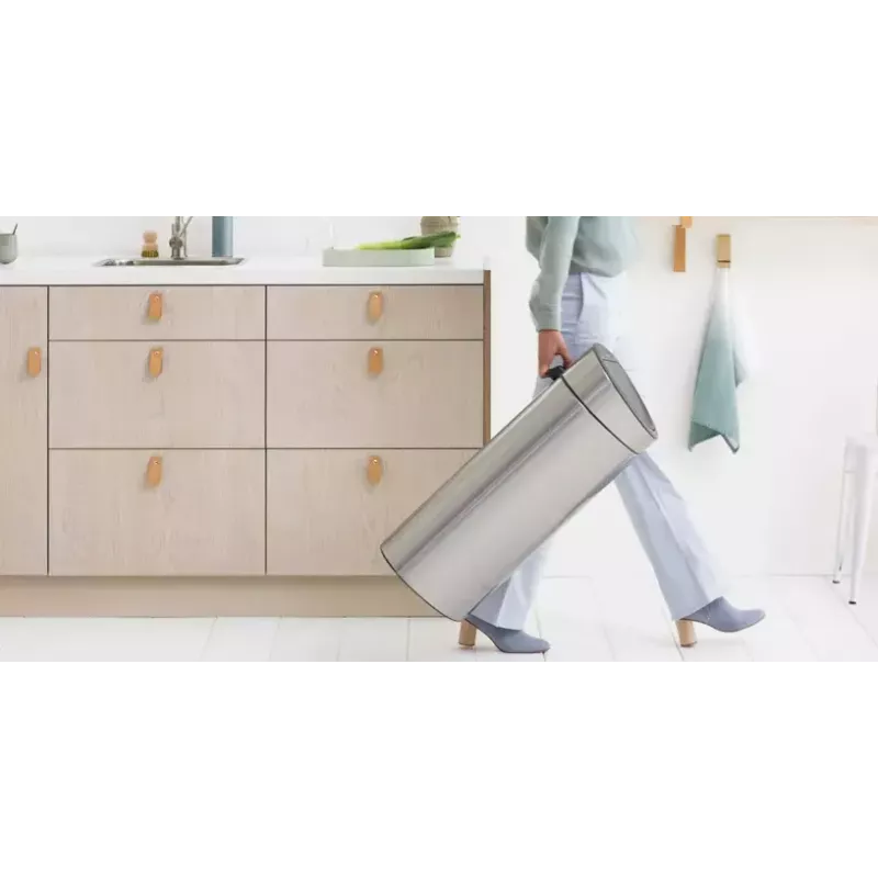 Dotykowy kosz owalny stalowy Brabantia 100680