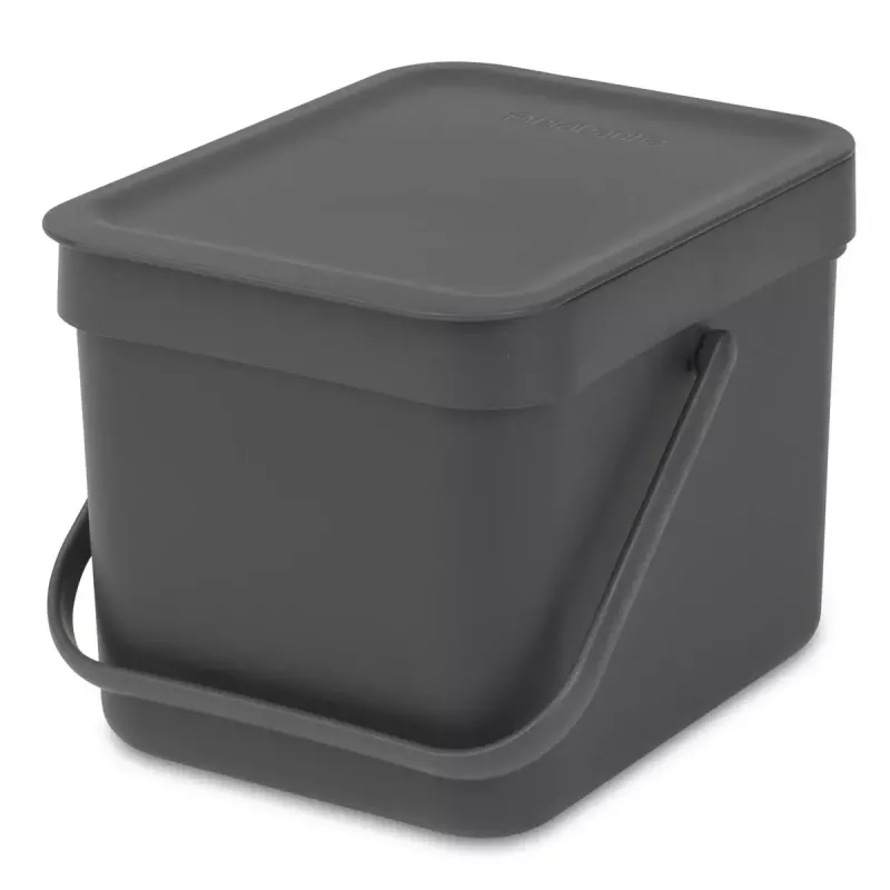 Kosz na śmieci Brabantia 109720 6L prostokątny szary