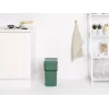 Kosz na śmieci Brabantia 129827 16L prostokątny zielony plastik