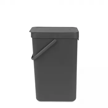 Kosz na śmieci Brabantia 109966 16 L prostokątny szary