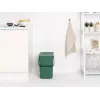 Kosz na śmieci Brabantia 129964 25L prostokątny plastikowy zielony