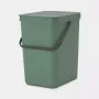 Kosz na śmieci Brabantia 129964 25L prostokątny plastikowy zielony