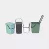 Kosz na śmieci Brabantia 129940 25L prostokątny plastikowy szary