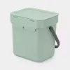 Kosz na odpady Brabantia Sort & Go 3 L zielony szerokość 188 mm głębokość 139 mm wysokość 181 mm