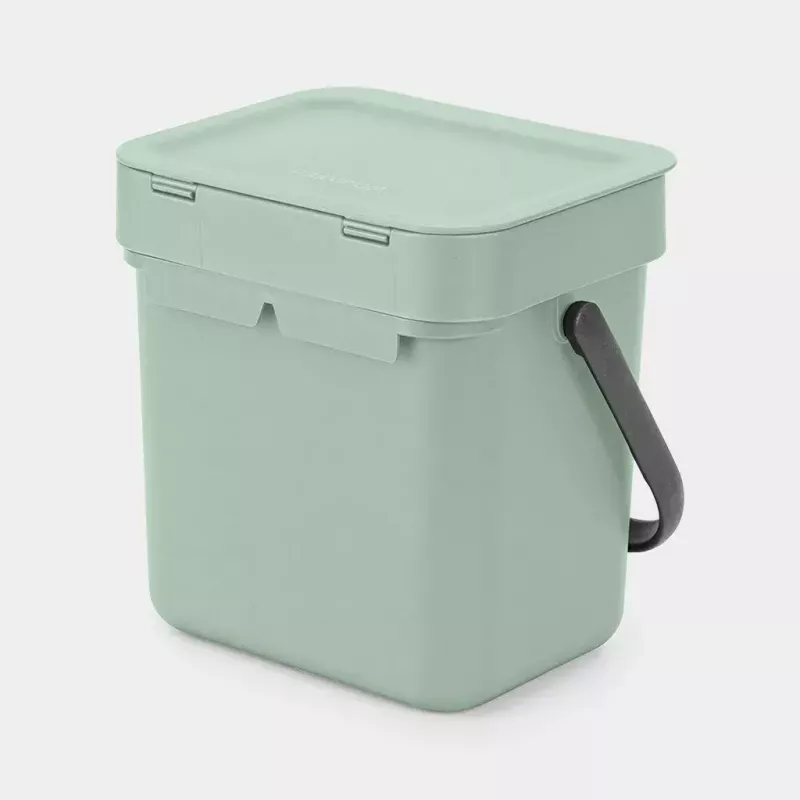 Kosz na odpady Brabantia Sort & Go 3 L zielony szerokość 188 mm głębokość 139 mm wysokość 181 mm