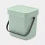 Kosz na odpady Brabantia Sort & Go 3 L zielony szerokość 188 mm głębokość 139 mm wysokość 181 mm
