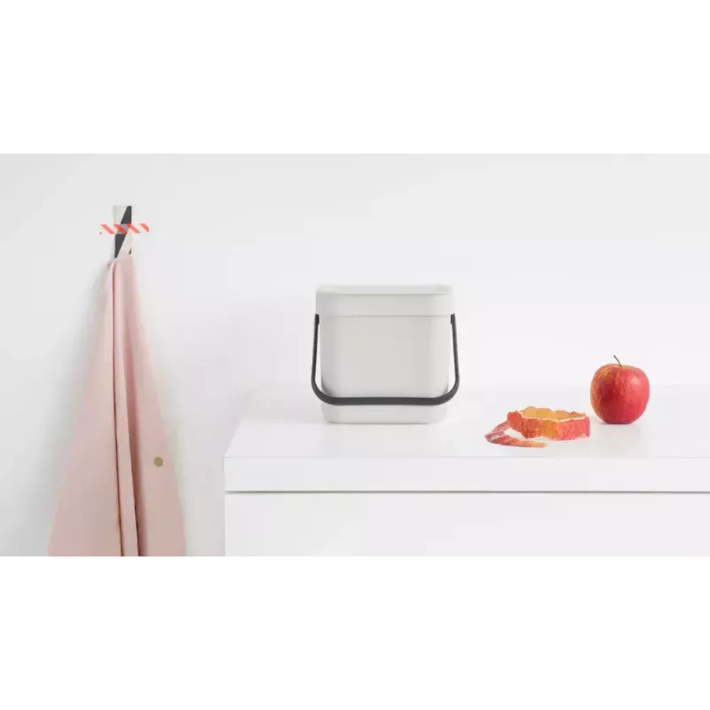 Brabantia Sort & Go 6 L Szary Kosz Na Odpady 200x245x181 mm