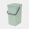 Kosz na śmieci BRABANTIA Sort & Go 12 L 1 kosz zielony 200×249×351 mm