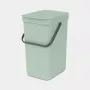 Kosz na śmieci BRABANTIA Sort & Go 12 L 1 kosz zielony 200×249×351 mm