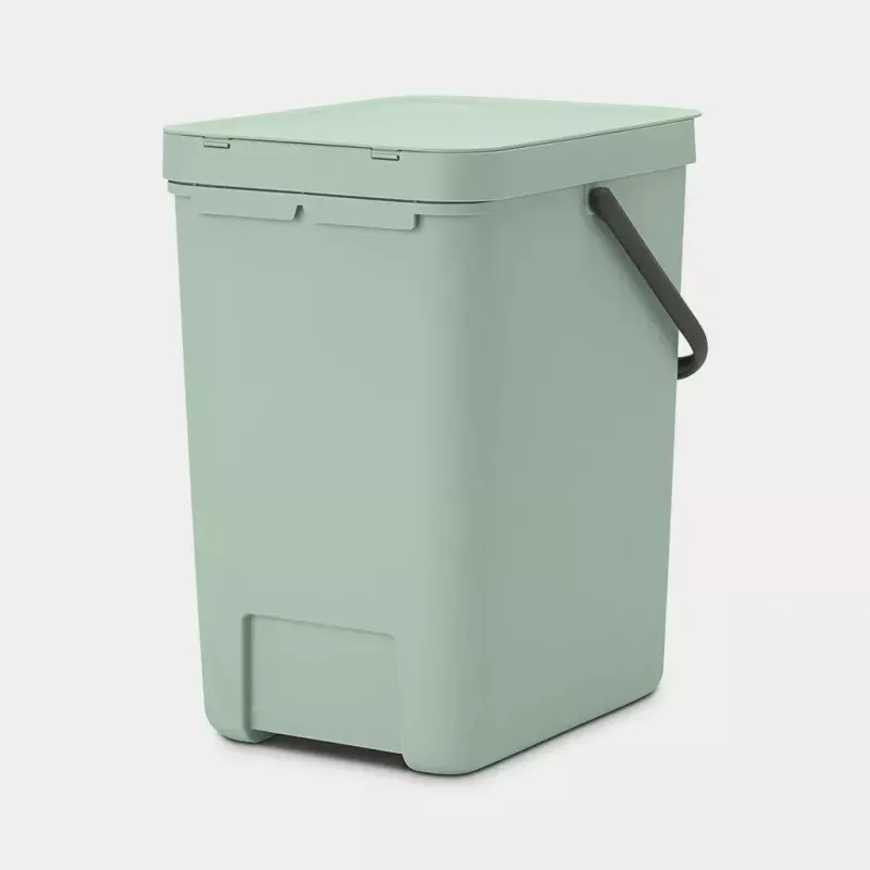 Brabantia Sort & Go 25 L Zielony pojemnik na odpady 265x340x400 mm