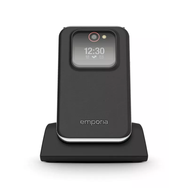 Emporia JOY 7.11 cm (2.8 cala) 113 g Czarny Telefon podstawowy