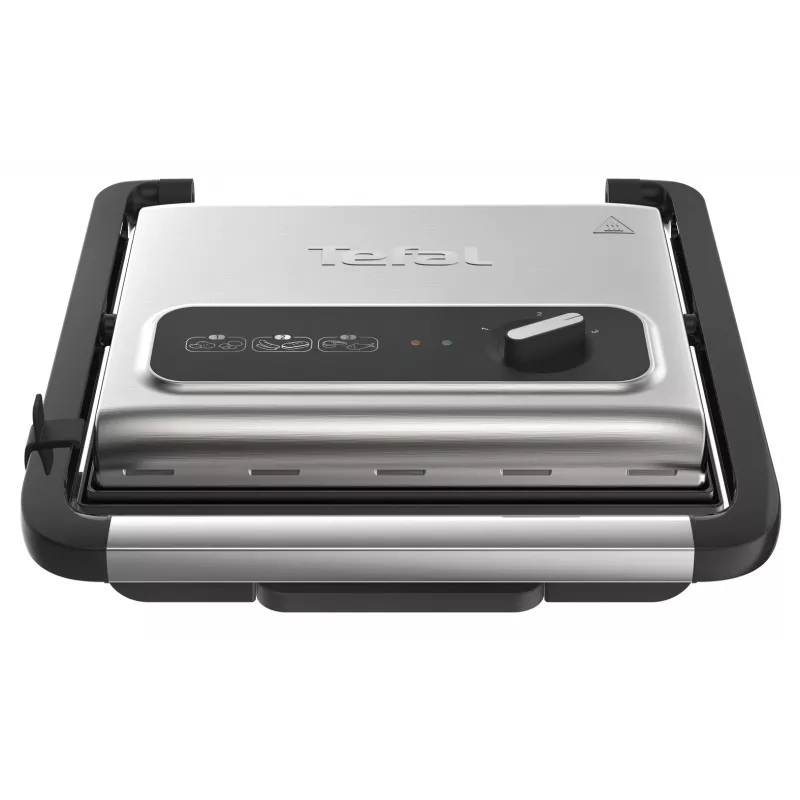 Grill kontaktowy Tefal Inicio GC242D 2000W Czarny Stal nierdzewna