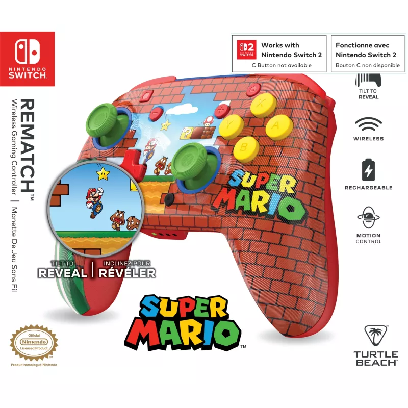 Gamepad Turtle Beach Rematch Advanced Wired 2025 Wielokolorowy Nintendo Switch
