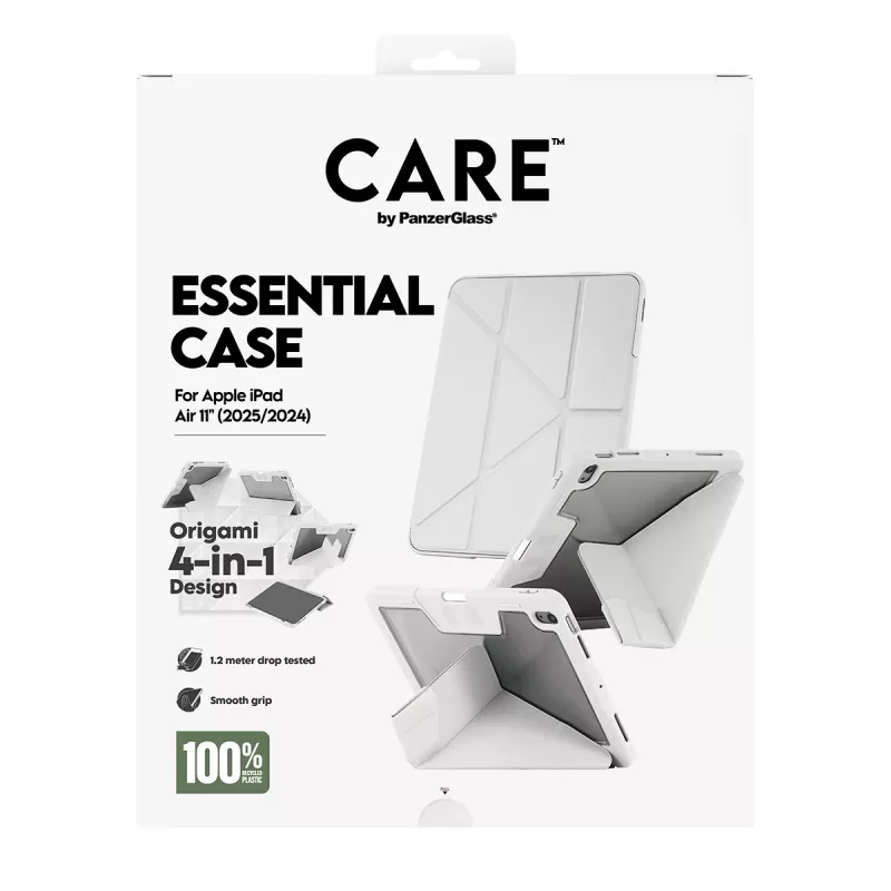 PanzerGlass CARE™ by Essential Case Jasnoszary iPad Air 11 cali (2024-2026)