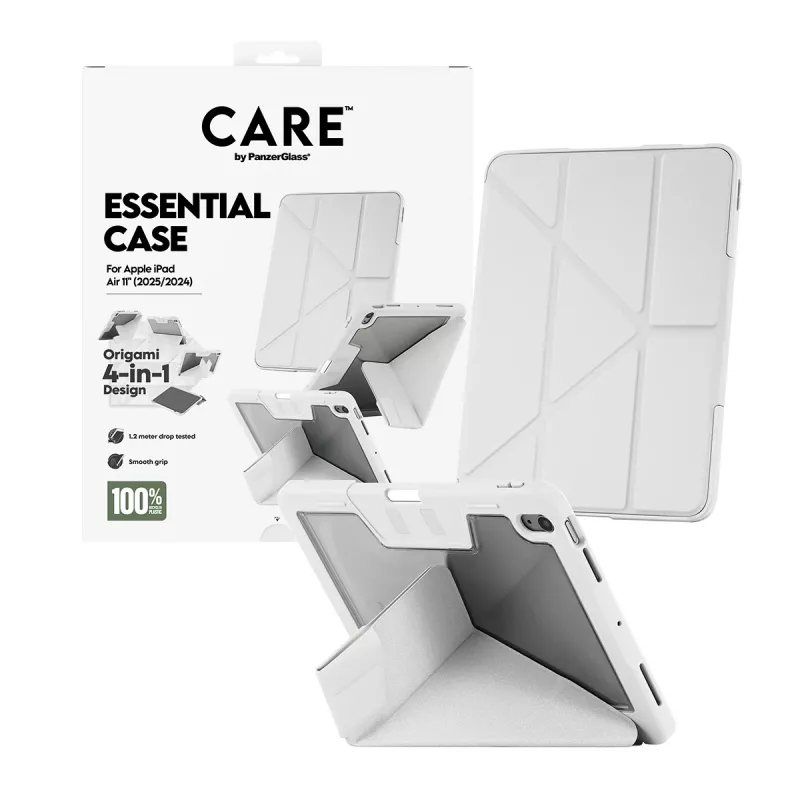 PanzerGlass CARE™ by Essential Case Jasnoszary iPad Air 11 cali (2024-2026)