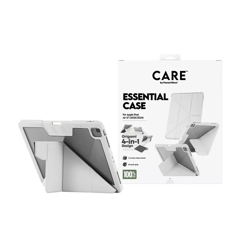 PanzerGlass CARE™ by Essential Case Light szary iPad Air 13 cali (2024-2026)