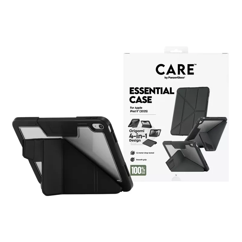 Etui na tablet PanzerGlass TPU Essential Case do iPada 11 (2025) — czarne