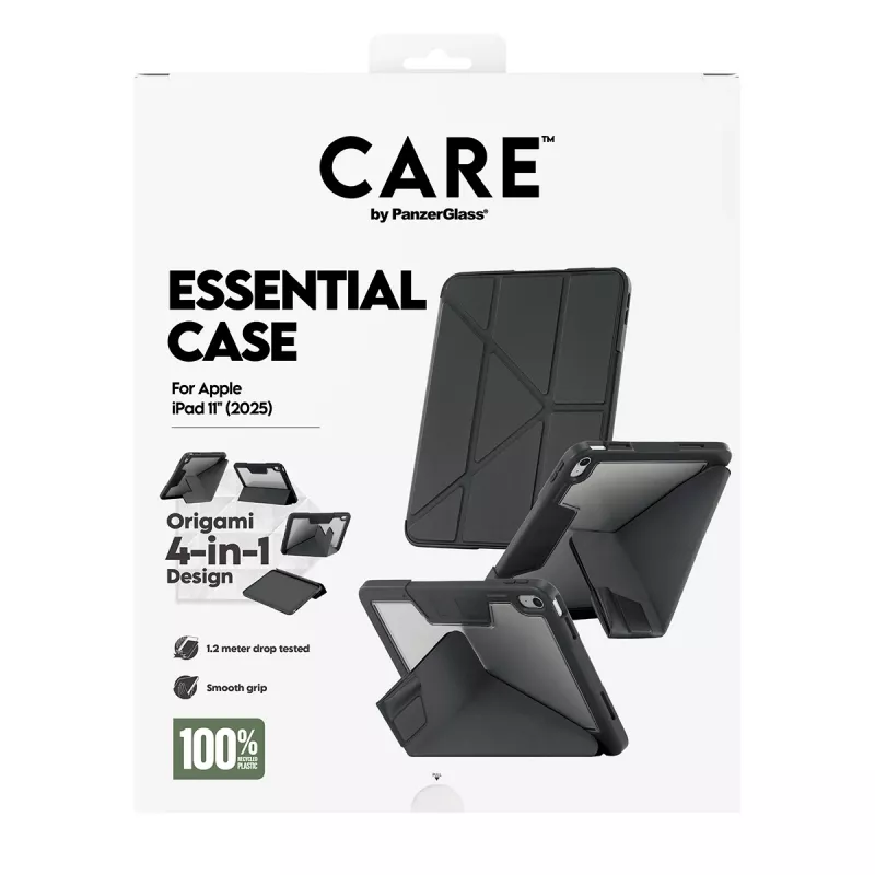 Etui na tablet PanzerGlass TPU Essential Case do iPada 11 (2025) — czarne