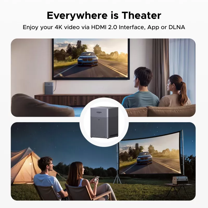 UGREEN NAS DH4300 Plus 4-zatokowy 120TB z 2.5GbE i USB-C