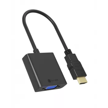 Adapter HDMI na VGA IcyBox IB-AC502a — HDMI A (męski) na VGA (żeński)