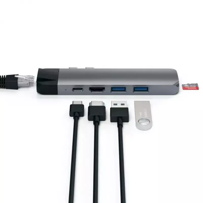 Stacja dokująca do laptopa Satechi ST-TCPHEM Thunderbolt 3 Szary