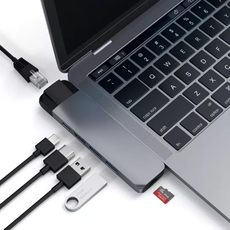 Stacja dokująca do laptopa Satechi ST-TCPHEM Thunderbolt 3 Szary