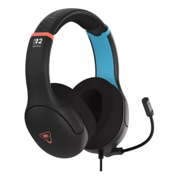 Zestaw słuchawkowy Turtle Beach Airlite Fit Charcoal Czarny przewodowy do gier z wysuwanym mikrofonem z funkcją wyciszenia, nauszny, komfortowy
