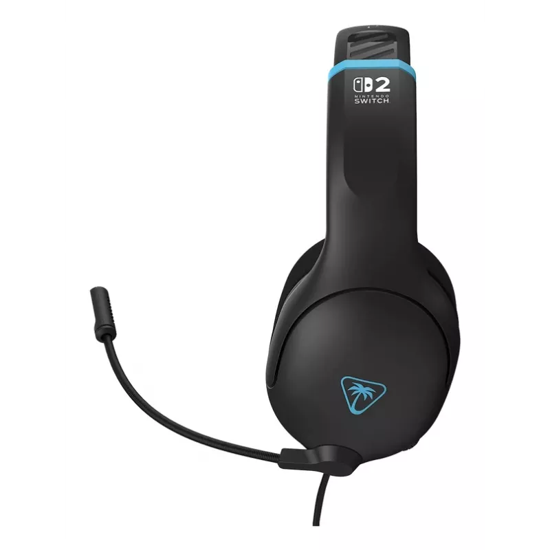 Zestaw słuchawkowy Turtle Beach Airlite Fit Charcoal Czarny przewodowy do gier z wysuwanym mikrofonem z funkcją wyciszenia, nauszny, komfortowy