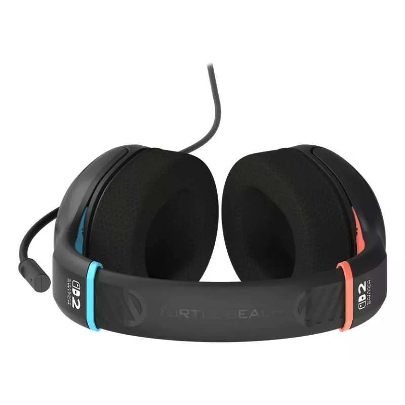 Zestaw słuchawkowy Turtle Beach Airlite Fit Charcoal Czarny przewodowy do gier z wysuwanym mikrofonem z funkcją wyciszenia, nauszny, komfortowy