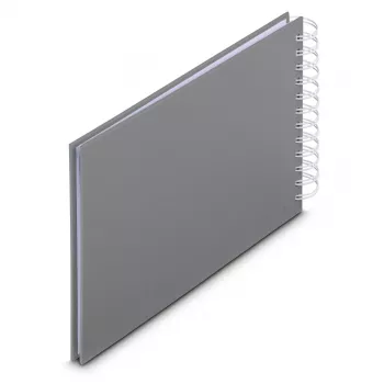 Hama 00009836 album na zdjęcia szary 50 arkuszy 10 x 15 oprawa spiralna